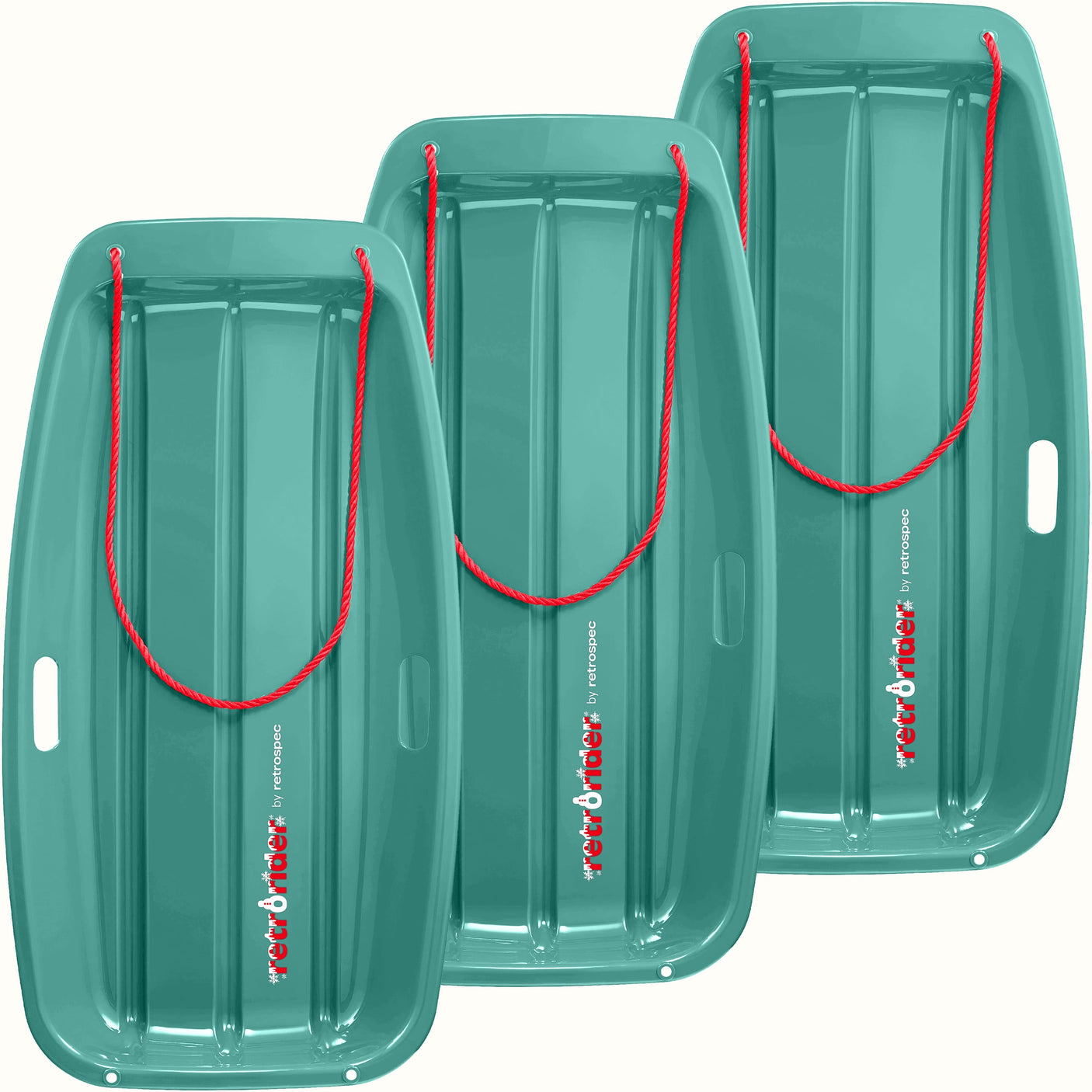 Retrorider Toboggan Snow Sled - 35”/48”