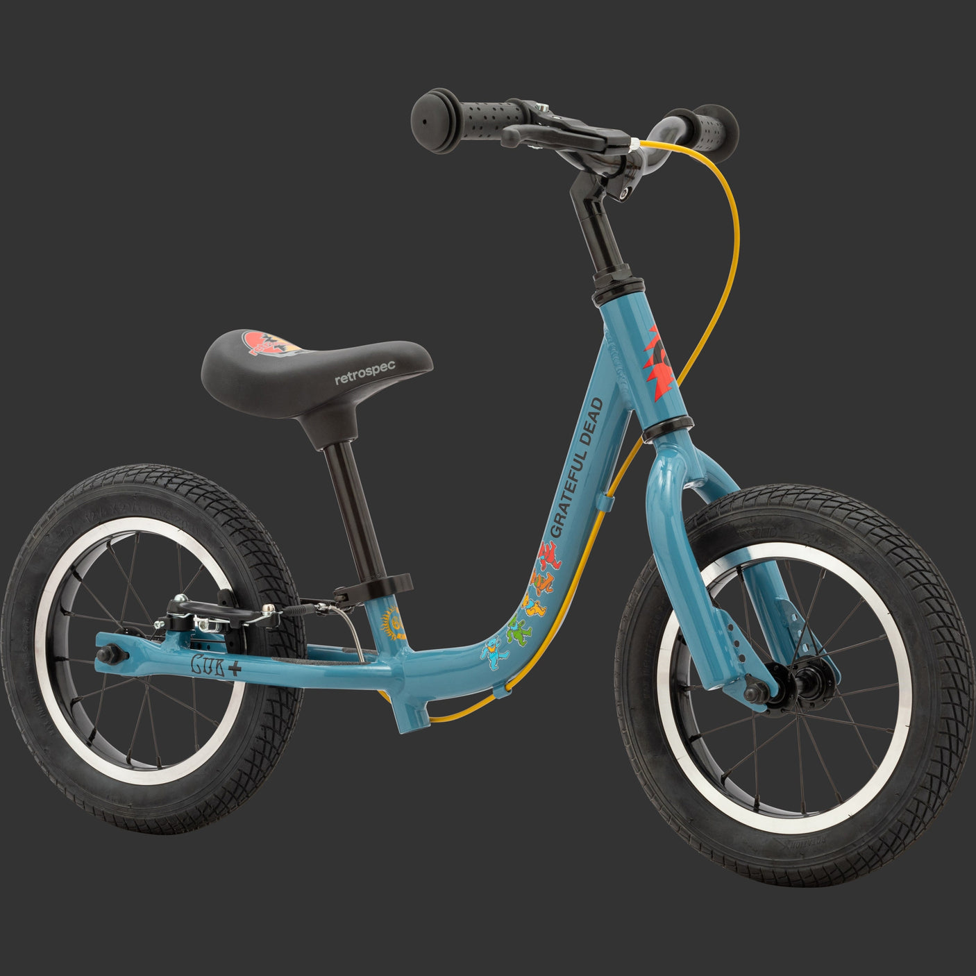 Grateful Dead Cub Plus 12" Kids Balance Bike (18 mos-4 yrs)