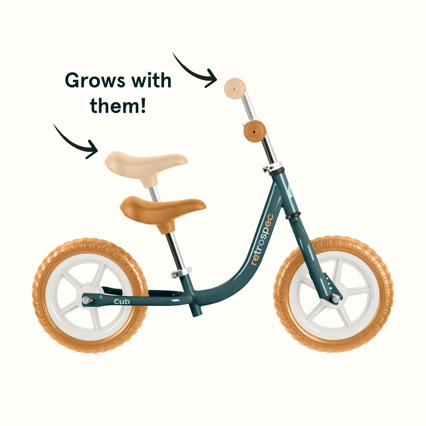 Cub 12" Kids Balance Bike (18 mos-4 yrs)