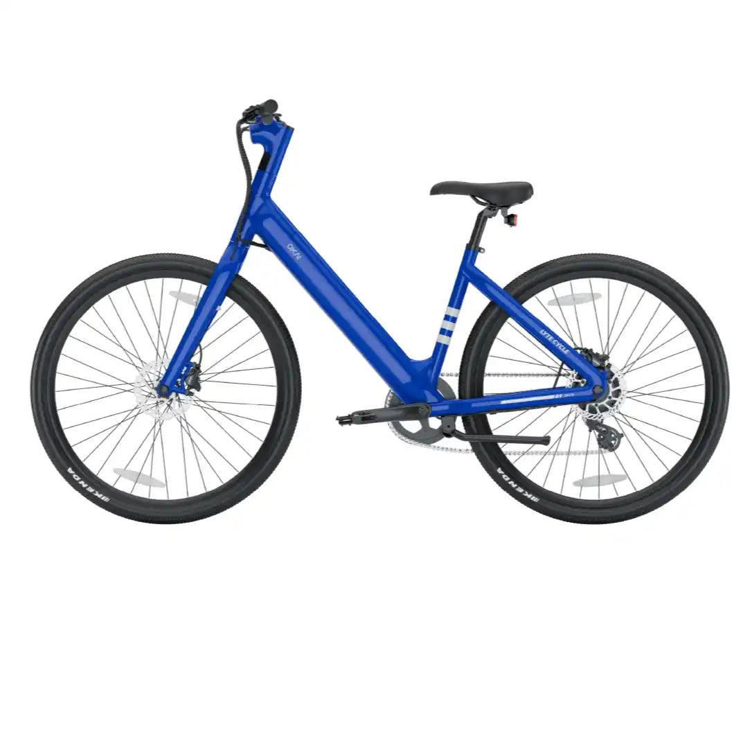 OKAI LyteCycle EB60 Lightweight Electric Bike for Adults 350W Commuter E-Bike 20 MPH 38 Mile Range