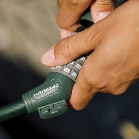 Grizzly Plus Integrated Combo Cable Bike Lock - 12mm