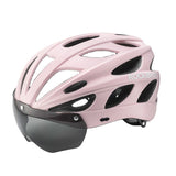 ROCKBROS Lightweight Cycling Helmet with Removable Goggles Sun Visor