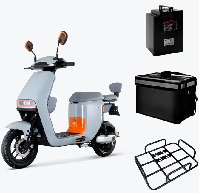 HMP Delivery Moped style Class 2 E-bike Combo