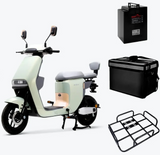 HMP Delivery Moped style Class 2 E-bike Combo