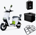HMP Delivery Moped style Class 2 E-bike Combo