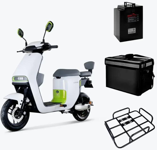 HMP Delivery Moped style Class 2 E-bike Combo