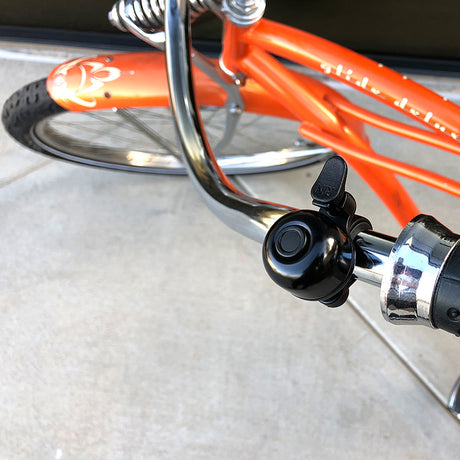 (BLB-101BK) Brass-Single Strike Handlebar Bell