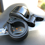 (BLB-101BK) Brass-Single Strike Handlebar Bell