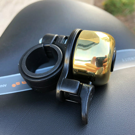 (BLB-101) Brass-Single Strike Handlebar Bell