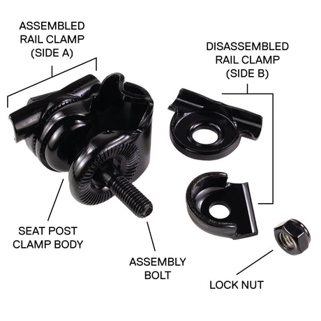 (OS-CLAMP) Oversize Saddle Clamp (8mm Rails)