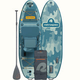 June Nano Kids Inflatable Fishing Paddle Board Kayak Hybrid 9'6"