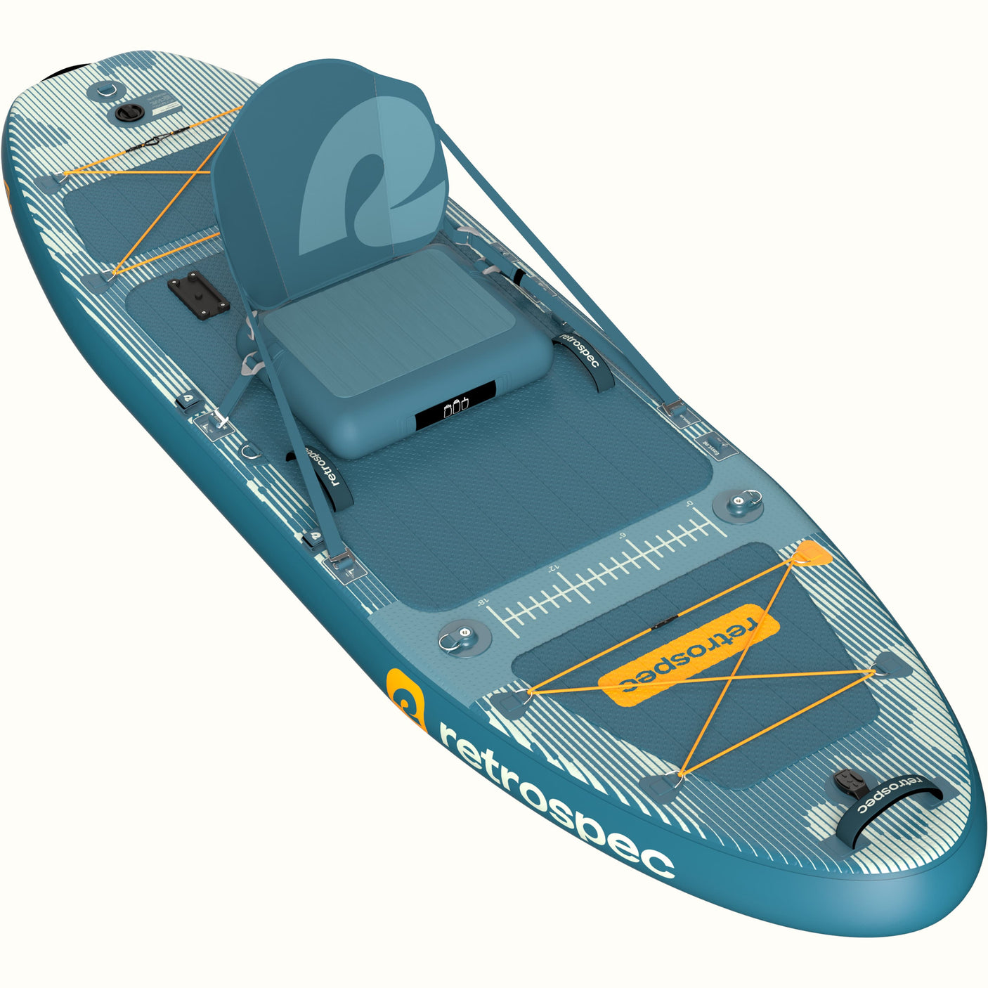 June Nano Kids Inflatable Fishing Paddle Board Kayak Hybrid 9'6"