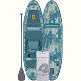 June Nano Kids Inflatable Fishing Paddle Board Kayak Hybrid 9'6"