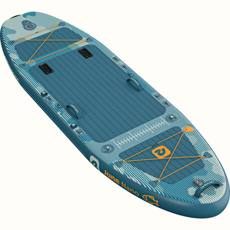 June Nano Kids Inflatable Fishing Paddle Board Kayak Hybrid 9'6"