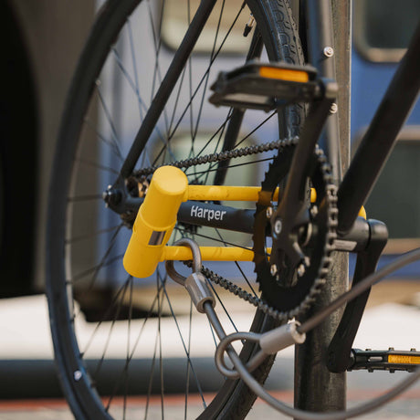Lookout U-Lock Bike Lock With Cable - 14mm