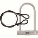 Lookout U-Lock Bike Lock With Cable - 14mm