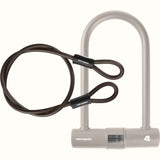 Lookout U-Lock Bike Lock With Cable - 14mm