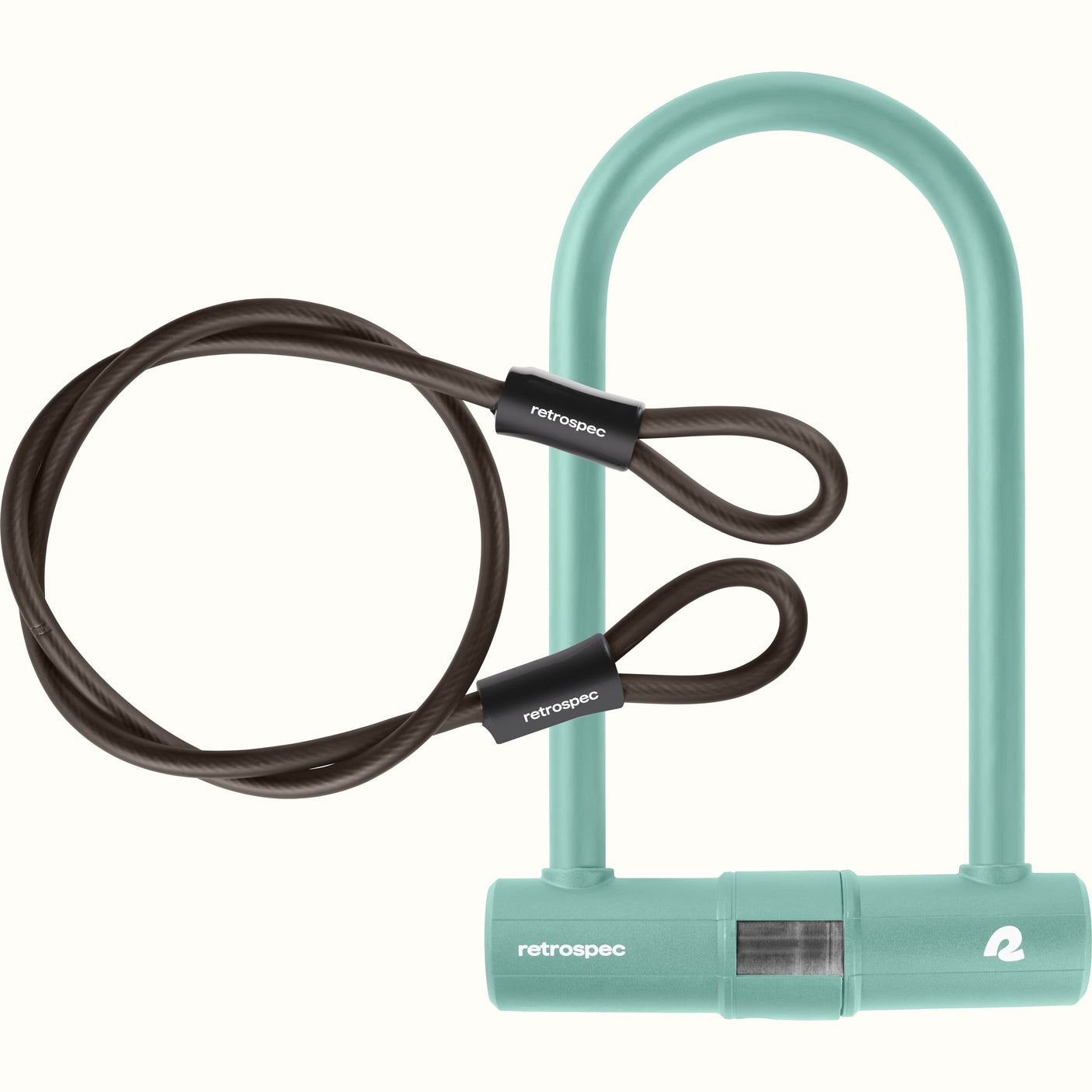 Lookout U-Lock Bike Lock With Cable - 14mm
