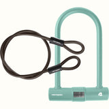 Lookout U-Lock Bike Lock With Cable - 14mm