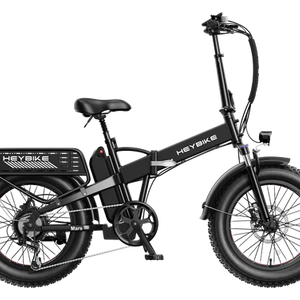Heybike Mars 2.0 750/1000W --Upgraded 20" x 4" fat tire ebike with folding design