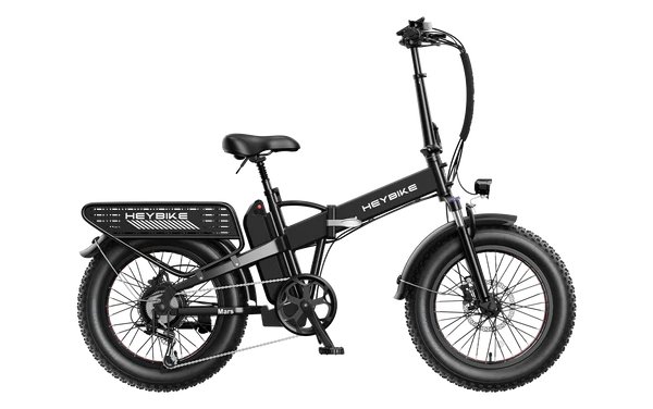 Heybike Mars 2.0 750/1000W --Upgraded 20" x 4" fat tire ebike with folding design