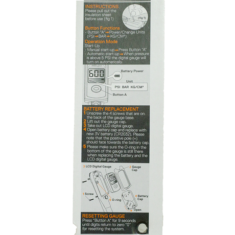 (MPD-1) Digital Shock & Tire Pump