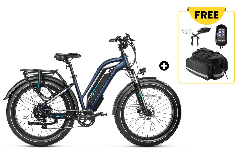 Magicycle Cruiser Pro Mid Step-Thru Electric Cruiser Bike