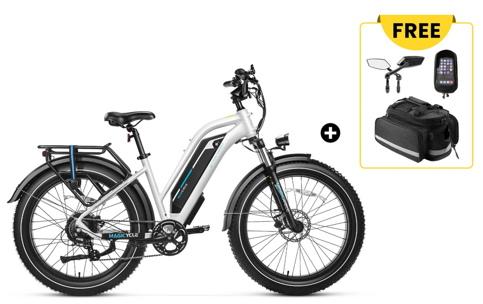 Magicycle Cruiser Pro Mid Step-Thru Electric Cruiser Bike