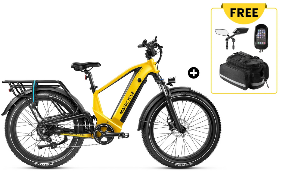 Magicycle Deer Step-Over Full Suspension Ebike SUV - Touring Version