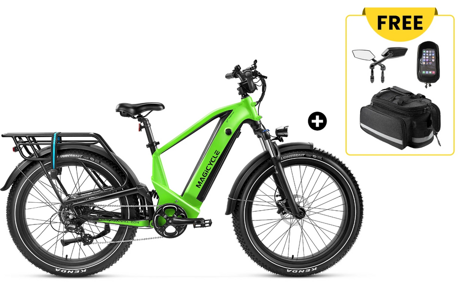 Magicycle Deer Step-Over Full Suspension Ebike SUV - Touring Version