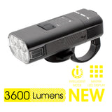 MOON RIGEL POWER BLACK 3600LM HEADLIGHT (85106)