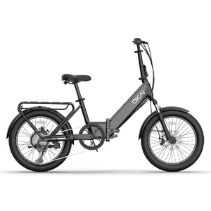 OKAI FlexMov EBF10 Folding Electric Bike for Adults 350W Long Range 59 Miles 20x3 Fat Tires