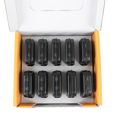 (PTCH-1) Glueless Patch Kits W / Steel Case - 10 Packs of 6 patches & Sandpaper