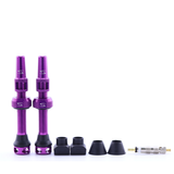 (PV-44/60) High-Flow Tubeless Presta Valve Set - 44mm - 60mm