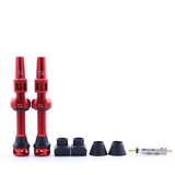(PV-44/60) High-Flow Tubeless Presta Valve Set - 44mm - 60mm