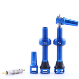 (PV-44/60) High-Flow Tubeless Presta Valve Set - 44mm - 60mm