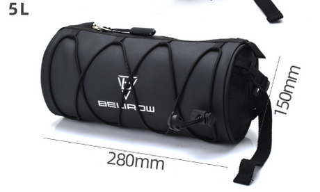 Bike Handlebar Bag  Lightweight 4 Mounting Ways on Frame/Seat | Side Mesh,3-Point Install,for Road &amp; MTB,Shoulder Strap