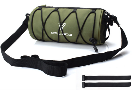 Bike Handlebar Bag  Lightweight 4 Mounting Ways on Frame/Seat | Side Mesh,3-Point Install,for Road &amp; MTB,Shoulder Strap
