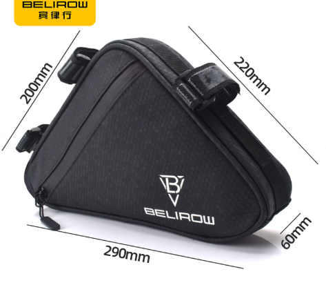 Bike Frame Storage Bag Waterproof Bicycles Triangle Pouch Top Tube Bike Bag Tool Accessories for Mountain Road Bike MTB