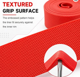 Bicycle Rim Liner Rim Tape Bike Rim Strip, High Pressure & Puncture Resistant Tire Liner for Inner Tube Protection, Fits Mountain & Road Bikes, PVC Rim Protector