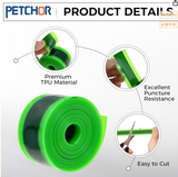 Fat Bike Tire Liners Compatible with 12-29", 700C Bicycle | TPU Flat and Puncture Protection, Inner Tube Bicycle Flat Protector, Total Length Per Roll: 7.54 FT
