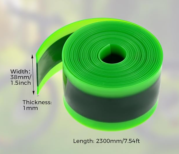 Fat Bike Tire Liners Compatible with 12-29", 700C Bicycle | TPU Flat and Puncture Protection, Inner Tube Bicycle Flat Protector, Total Length Per Roll: 7.54 FT