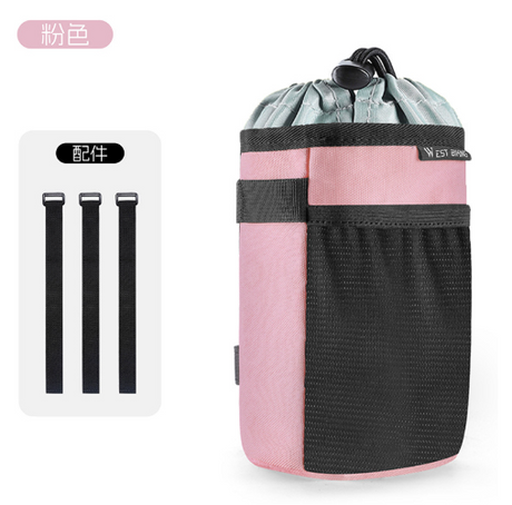 Universal Bike Cup Holder Water Bottle Holder, Bike Handlebar Bag Stem Bag Feed Bag, Easy Install Stable Cycling Accessories for Adults Kids, Fit Bike Scooter Ebike