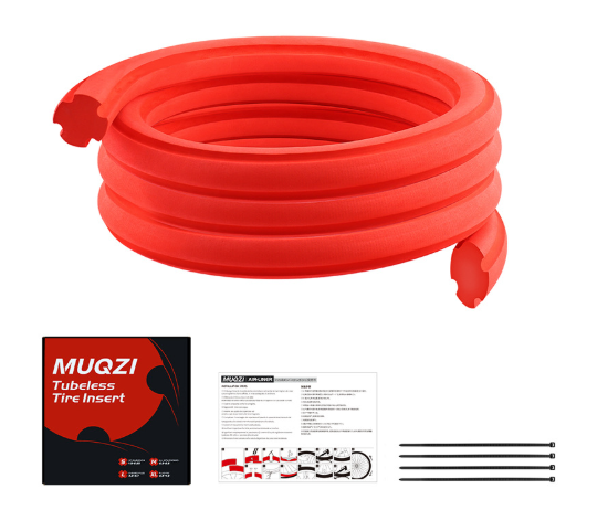 Bike Tire Insert, Fat Tire Tube, No Flat Bike Tire Liner, Puncture Proof Tube Protector for E-Bikes and MTB