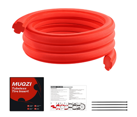 Bike Tire Insert, Fat Tire Tube, No Flat Bike Tire Liner, Puncture Proof Tube Protector for E-Bikes and MTB