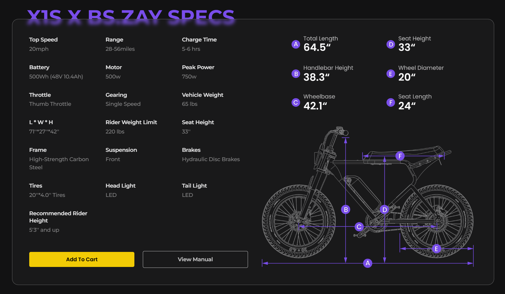 Macfox E-bike X1S x Bs.zay – ELV Motors