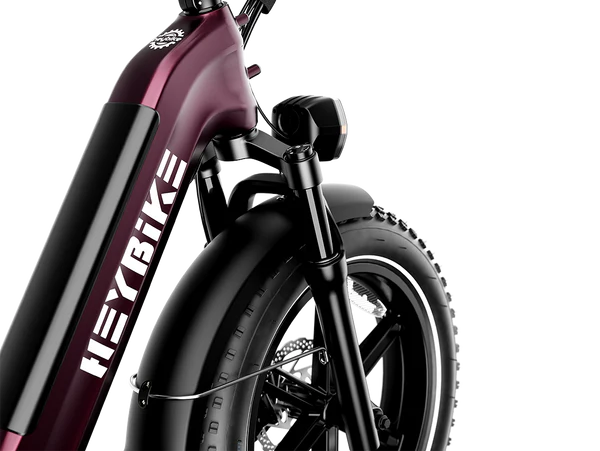 Heybike Ranger  S Powerful Folding E-bike with Fat Tires for Versatile Usages-Blue