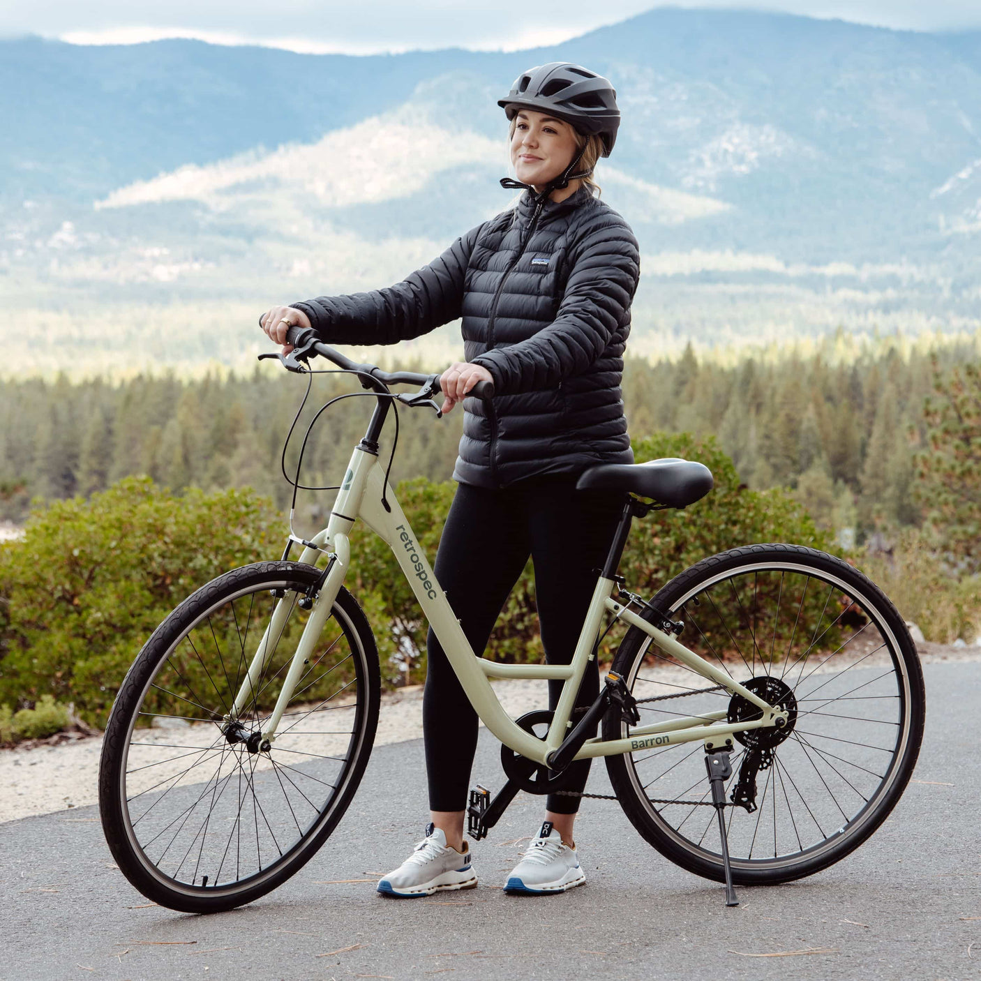 Barron Comfort Hybrid Bike - Step Through 7 Speed