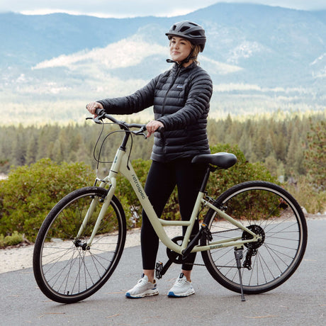 Barron Comfort Hybrid Bike - Step Through 7 Speed