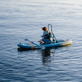 June Nano Kids Inflatable Fishing Paddle Board Kayak Hybrid 9'6"